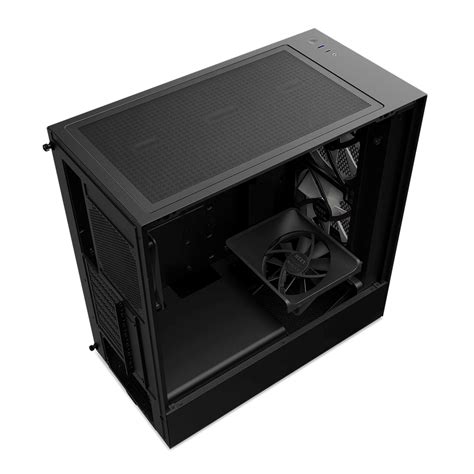 Gabinete Nzxt H Flow Rgb Negro Carcasa Compacta Atx Panel