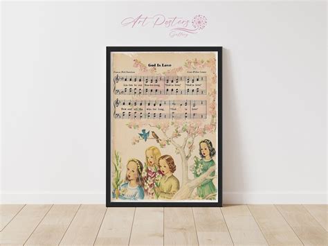 The Love of God Printable Vintage Hymn Sheet Music Hymn Sheet - Etsy