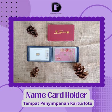 Jual Dompet Album Kartu Nama Name Card Holder 32 Kartu 16 Slot Dompet