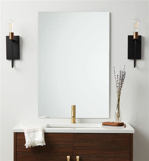 Modern Frameless Bathroom Mirrors – Semis Online