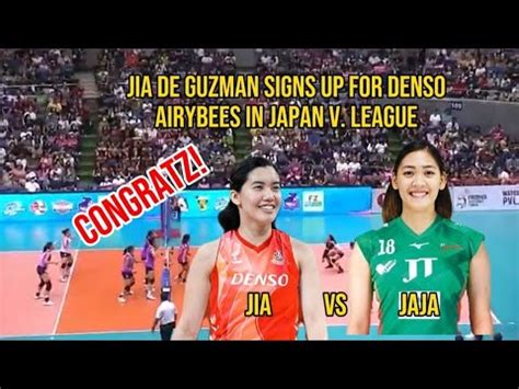 Congratz Jia Morado De Guzman Signs Up To Play For Denso Airybees In