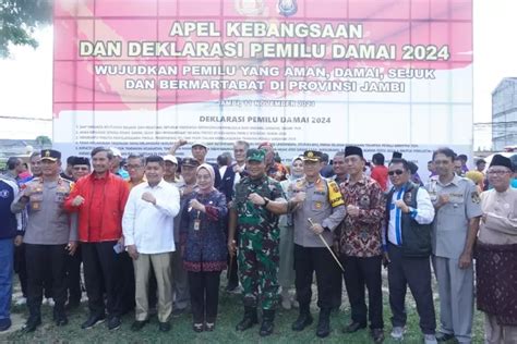 Deklarasi Pemilu Damai Jangan Ada Politik Adu Domba Tni Polri