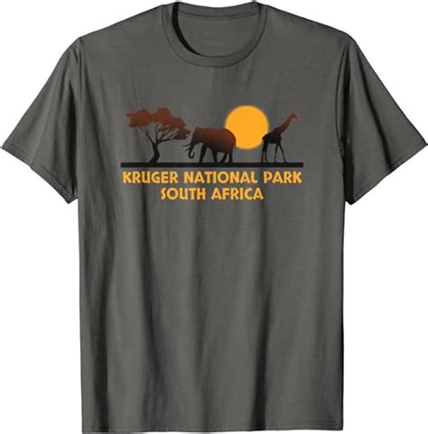 Kruger National Park South Africa T Shirt Amazonde Fashion