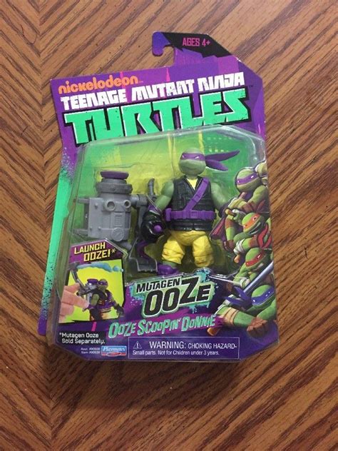 Tmnt Nickelodeon Set Of 4 Mutagen Ooze Launch Ooze Figures 2012 New