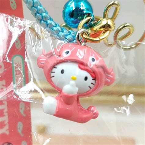 Kitty Lake Biwa Fish Costume Charm Phone Strapphone Charm - Etsy