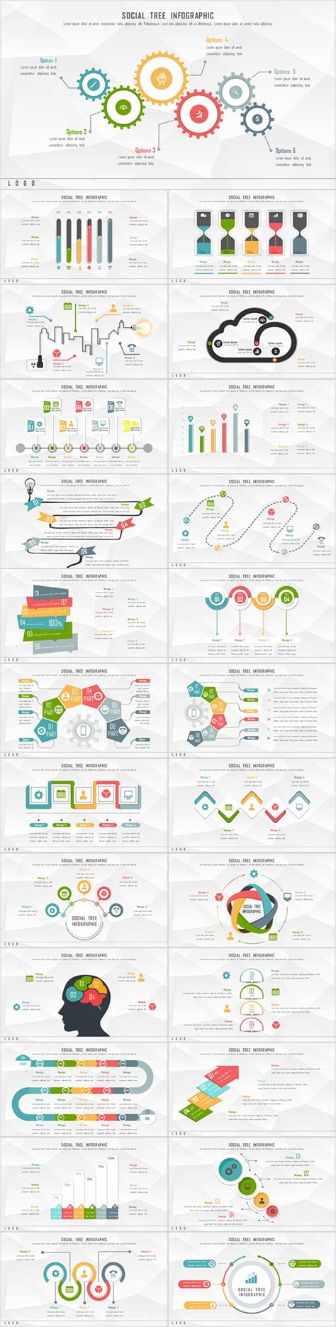 25+ chart Slides PowerPoint templates download :: Behance