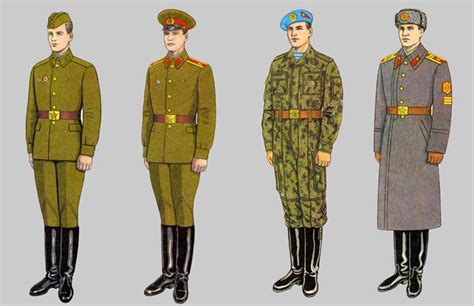 Soviet Army Uniforms 48 by Peterhoff3 on DeviantArt