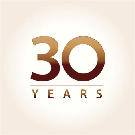 Premium Vector 30 Years For Celebration Events Anniversary