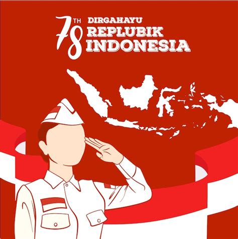 Premium Vector People Celebrate Indonesian Independence Day Or