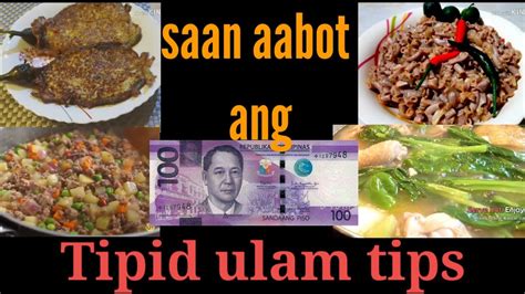 100 Pesos Tipid Ulam Tips Sa Mga Nagtitipid Budget Ideas Na Swak Sa