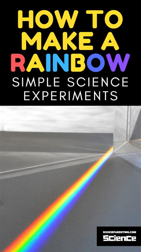 Rainbow experiment – Artofit