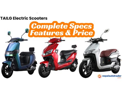 TAILG Electric Scooters Price in Nepal: Complete Specifications and ...