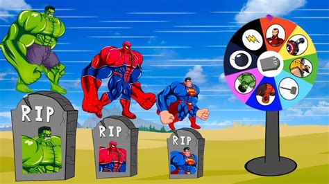 Rescue Superheroe Spiderman Superhero Vs Hulk Vs Avengers Vs Venom