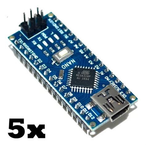 Kit X Placa Nano V Ch C Pinos Soldados Para Arduino Frete Gr Tis