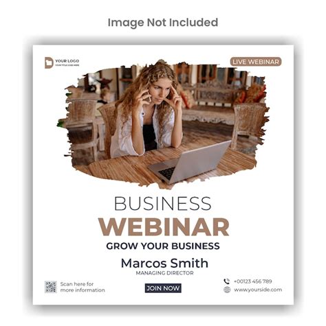 Premium Psd Webinar Conference Social Media Or Instagram Post Template