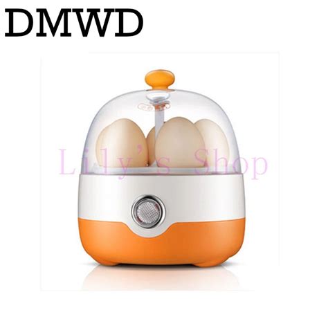 DMWD Eggs Device Multifunction MINI Electric Egg Cooker Boiler Steamer