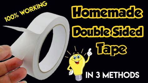 Homemade Double Sided Tape How To Make Double Sided Tape At Home Easy Double Sided Tape In 3