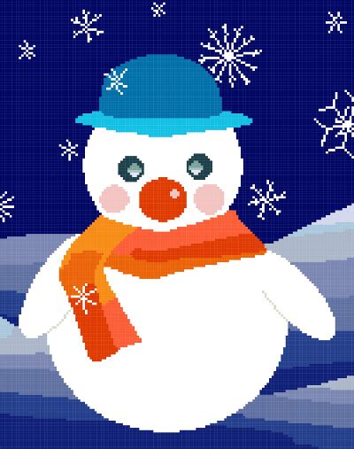 Snowman – Better Cross Stitch