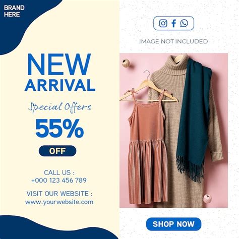 Premium Psd Psd Fashion New Arrival Instagram Post Template