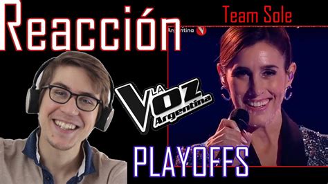 Team Soledad Playoffs Cantan M Sica De Mi Vida En La Voz Argentina