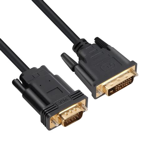 Amazon Active Dvi To Vga Cable Ft Vcom Dvi Male To Vga Male