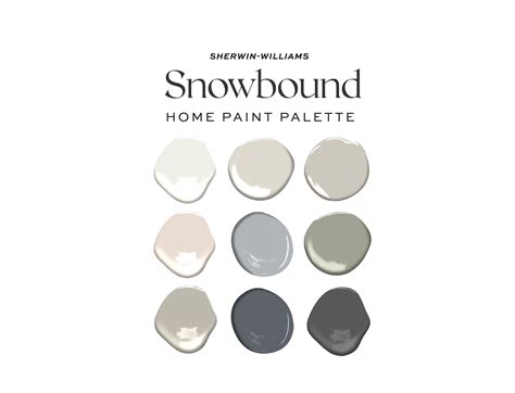 Sherwin Williams Snowbound Home Paint Color Palette Lupon Gov Ph