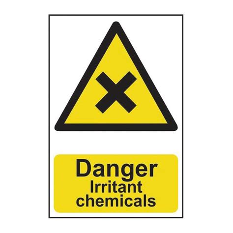 Shop Centurion Europe Danger Irritant Chemicals Pvc 200 X 300mm