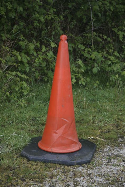 Abandoned Traffic Cone In Undergrowth At Belowda John D Durrant Flickr