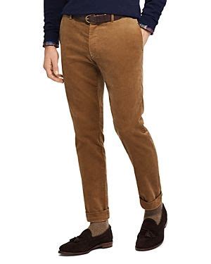 Polo Ralph Lauren Men S Varick Slim Straight Corduroy Pants In Light