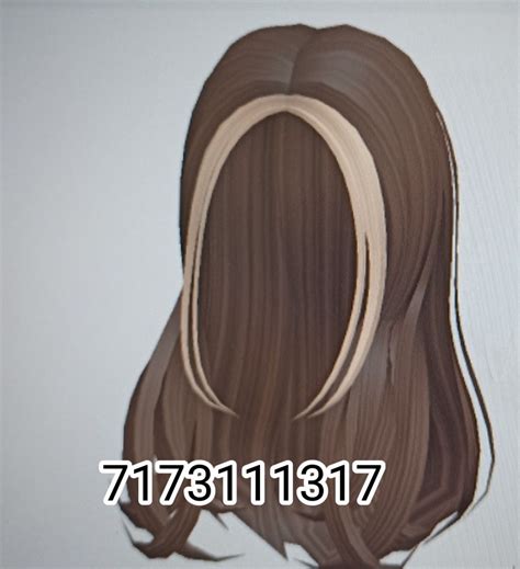 Brown X Blonde Hair Codes For Berry Avenue And Bloxburg Sar N