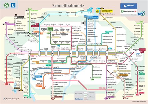 Munich U Bahn Map