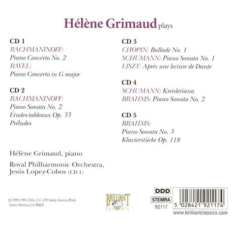 Manga raqueta aplausos helene grimaud brahms concertos pronto ...