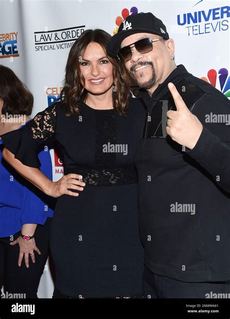 Actors Mariska Hargitay Left And Ice T Attend Tv Guide Magazines