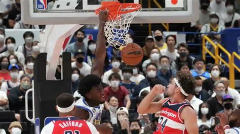 James Wiseman Puts On A Show In Warriors Preseason Win Vs Wizards In