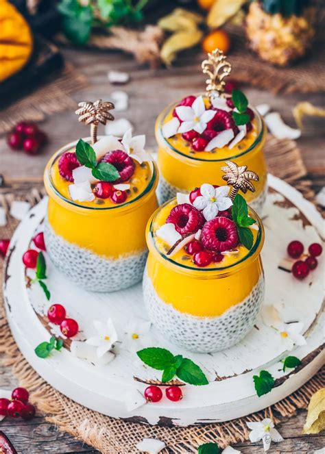 Chia Pudding Mit Kokosmilch Und Mango Bianca Zapatka Rezepte