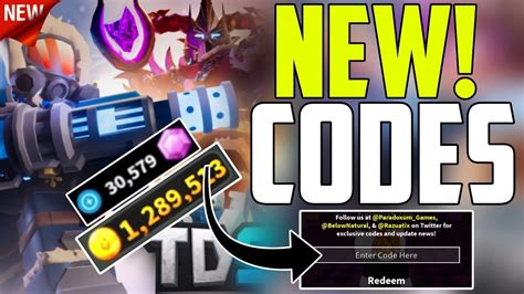 ⚠️update New⚠️ Tower Defense Simulator Roblox Codes 2023 Tower