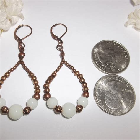 Wvluckygirl Jewelry Hoop Earrings Beaded Dangle And Drop Teardrop