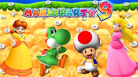 Mario Party 9 Peach Vs Daisy Vs Toad Vs Yoshi Peak Precision Smash