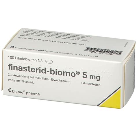 Finasterid Biomo Mg St Mit Dem E Rezept Kaufen Shop Apotheke