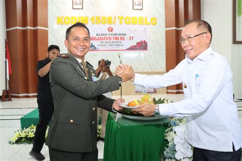 Kodim Tobelo Gelar Sukuran Peringati Hut Tni Ke Halmahera Raya