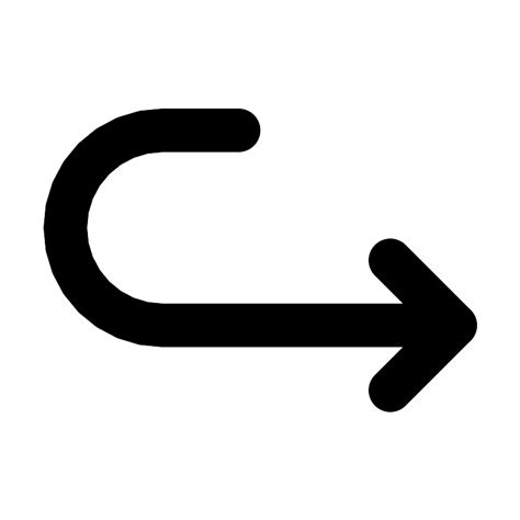 Turn Around Right Down Direction Vector Svg Icon Svg Repo