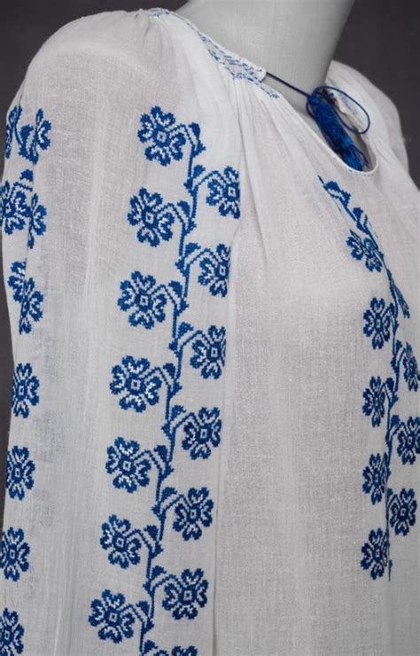 Shop For Romanian Hand Embroidered Peasant Blouses And Ethnic Wear