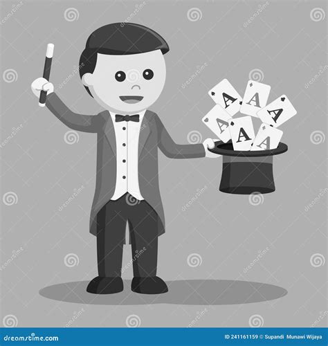 People Character Profession Design Vector Black and White Stock Vector - Illustration of male ...