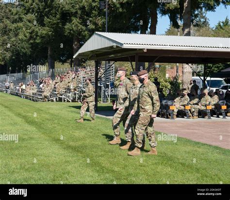 During The Relinquishment Of Command Ceremony For The 5th Security