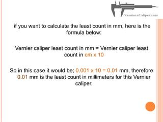 How To Calculate Least Count Of Vernier Caliper Sale Cumberland Org