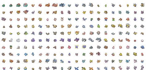 Original 151 Pokemon Sprites