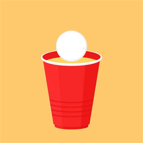 Plastic Cups Red Beer Pong Plastic Cups With Ball Traditional