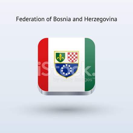 Federation Of Bosnia And Herzegovina Flag Icon Stock Photo | Royalty-Free | FreeImages