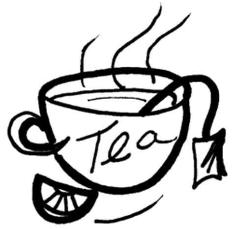 Free Tea Clipart Black And White, Download Free Tea Clipart Black And ...