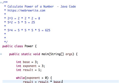 Java Program To Calculate Power Of A Number Iterative Recursive